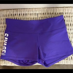 SAVAGE barbell purple workout weightlifting shorts